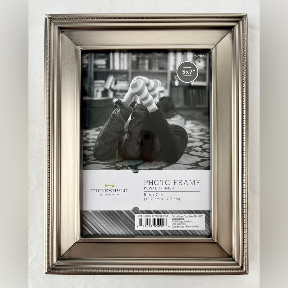 Threshold Silver Pewter Finish Frame